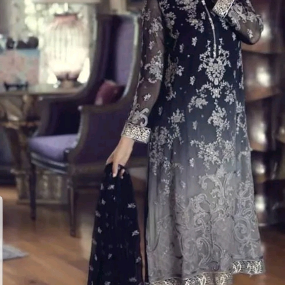Black Maria B hand embroidered dress